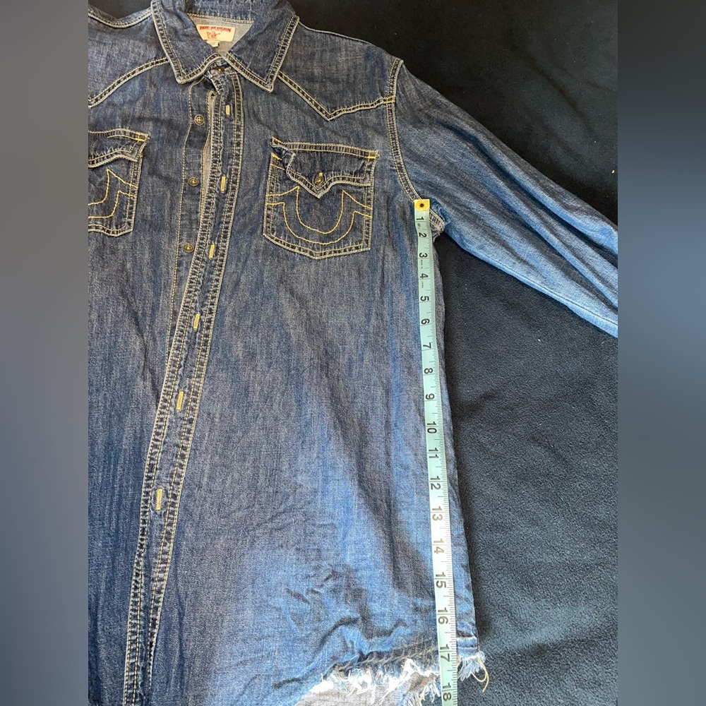 True Religion Denim Button Up - Picture 7 of 7